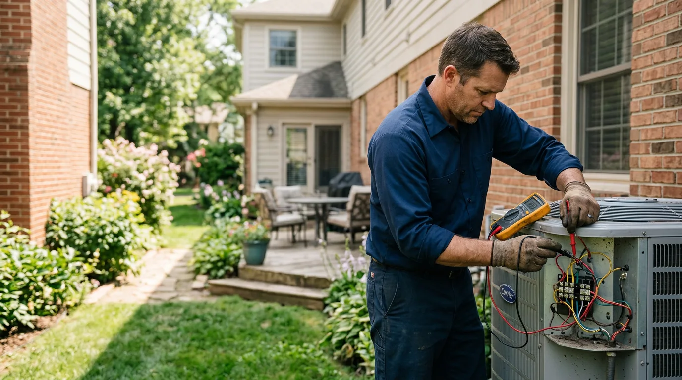 HVAC technician working near Aguilar, CO